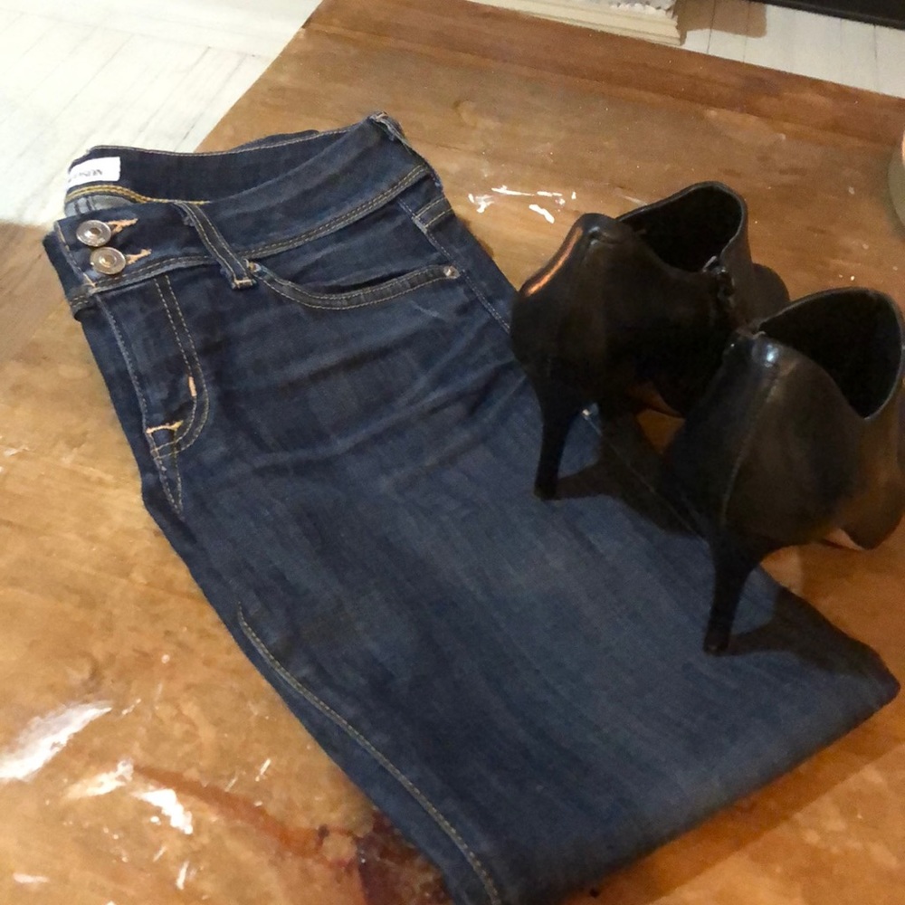 Hudson ginny crop with cuff